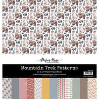 Paper Rose - 12 x 12 Collection Pack - Mountain Trek Patterns