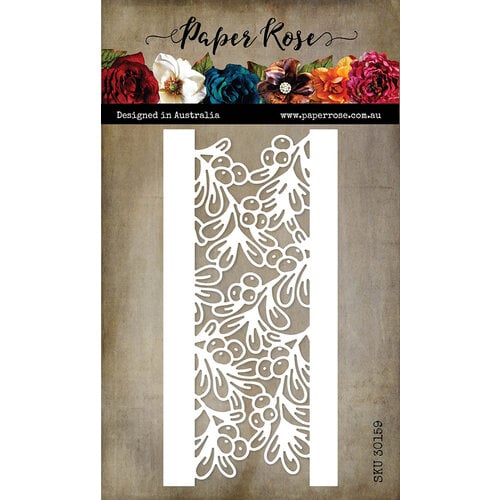 Paper Rose - Dies - Christmas Poinsettia Border