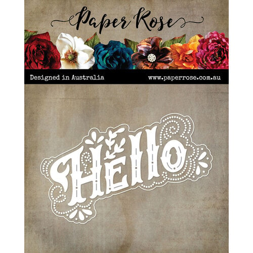 Paper Rose - Dies - Christmas Friends - Vintage Hello