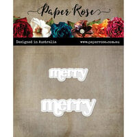 Paper Rose - Dies - Christmas Friends - Merry Duo