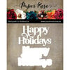 Paper Rose - Dies - Christmas Friends - Happy Holidays