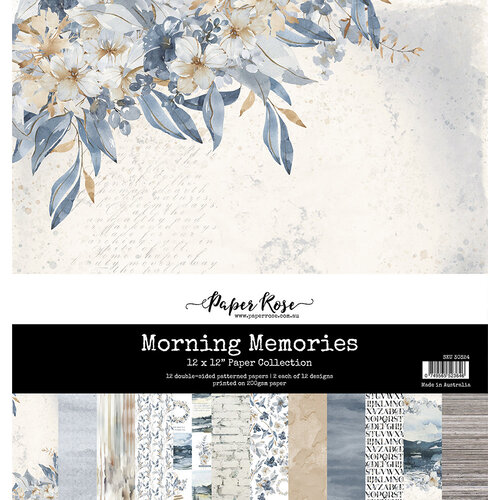 Paper Rose - 12 x 12 Collection Pack - Morning Memories Basics