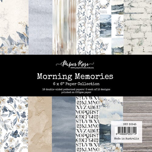 Paper Rose - 6 x 6 Collection Pack - Morning Memories