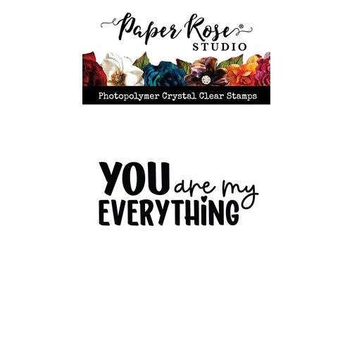 Paper Rose - Clear Photopolymer Stamps - You Are My Everything