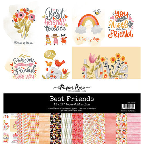 Paper Rose - 12 x 12 Collection Pack - Best Friend