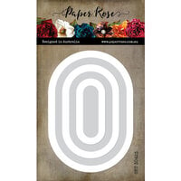 Paper Rose - Dies - Arch Oval Frames