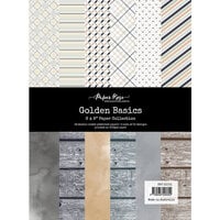 Paper Rose - 6 x 8 Collection Pack - Golden Basics
