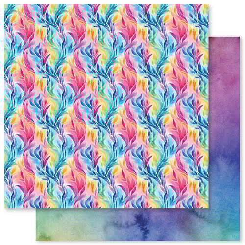 Paper Rose - 12 x 12 Collection Pack - Rainbow Twirl 2