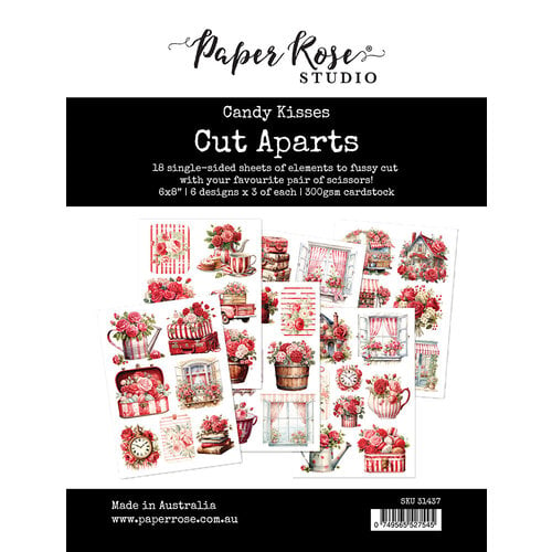 Paper Rose - Candy Kisses Collection - Cut Aparts - Candy Kisses