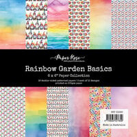 Paper Rose - Rainbow Garden Collection - 6 x 6 Collection Pack
