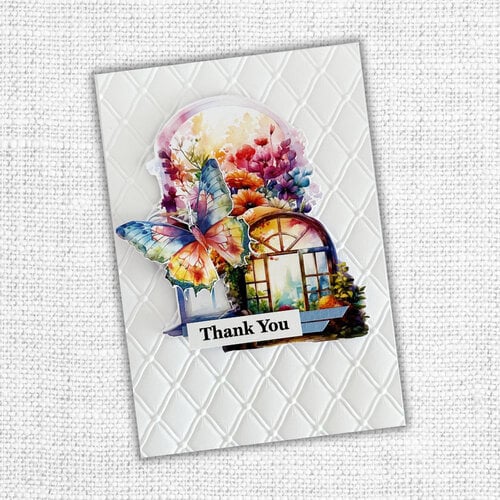 Paper Rose - Embossing Folder - Tufted Elegance Paper Rose - Embossing Folder - Tufted Elegance