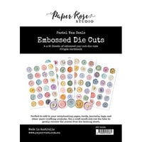 Paper Rose - Embossed Die Cuts - Pastel Wax Seals