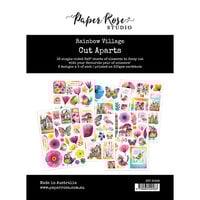 Paper Rose - Rainbow Village Collection - Cut Aparts