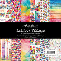 Paper Rose - Rainbow Village Collection - 6 x 6 Paper Pack