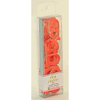 Pressed Petals - Chip Chatter - Hip - 2.5 inches - Coral, CLEARANCE