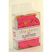 Pressed Petals - Chip Chatter - Hip - 5 inches - Fuscia Yellow White, CLEARANCE