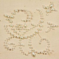 Prima - E Line - Say It In Pearls Collection - Self Adhesive Jewel Art - Bling - Wedded Bliss