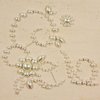 Prima - E Line - Say It In Pearls Collection - Self Adhesive Jewel Art - Bling - April Swirls