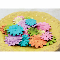 Prima - E Line - Daisy Delicacies Collection - Flower Embellishments - Mixed Vintage