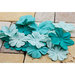 Prima - E Line - Bermuda Breeze Collection - Flower Embellishments - Aqua