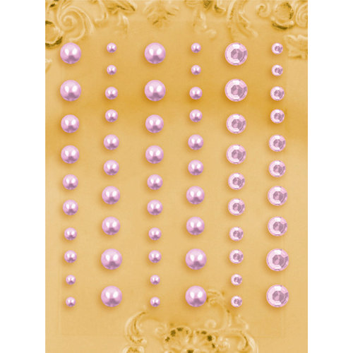 Prima - E Line - Self Adhesive Pearls and Crystals - Bling - Assortment 3