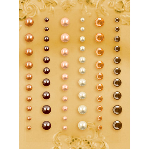Prima - E Line - Self Adhesive Pearls and Crystals - Bling - Assortment 11