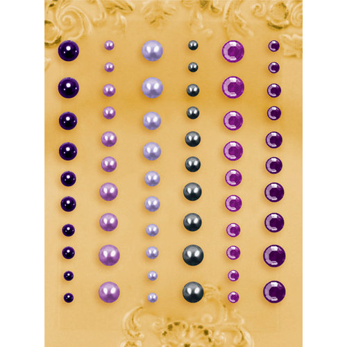 Prima - E Line - Self Adhesive Pearls and Crystals - Bling - Assortment 20