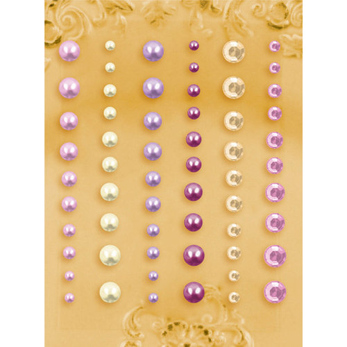 Prima - E Line - Self Adhesive Pearls and Crystals - Bling - Assortment 27