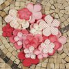 Prima - E Line - Flower Embellishments - Pink Mix 1