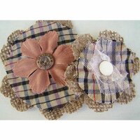 Prima - Prairie Flowers Collection - Fabric Flowers - Dakota, CLEARANCE