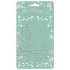 Prima - Say It In Crystals Collection - Self Adhesive Jewel Art - Bling - Corner - Clear, BRAND NEW