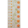 Prima - Say It In Pearls Collection - Self Adhesive Jewel Art - Bling - Border Strips - Peach, BRAND NEW