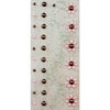 Prima - Say It In Pearls Collection - Self Adhesive Jewel Art - Bling - Border Strips - Brown and Pink, BRAND NEW