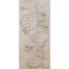 Prima - Say It In Pearls Collection - Self Adhesive Jewel Art - Bling - Butterfly Swirls - Blue and Pink, BRAND NEW