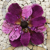 Prima - Homespun Elegance Collection - Flower Embellishments - Dallas