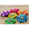 Prima - Homespun Elegance Collection - Flower Embellishments - Brights, BRAND NEW