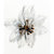 Prima - Tiffany Petals Collection - Flower Embellishments - Single Platinum