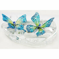 Prima - Jewel Box Collection - Jeweled Butterflies - Peacock