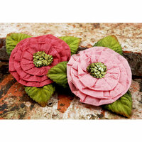 Prima - Fairyring Flowers Collection - Flower Embellishments - Camellia