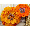 Prima - Medicci Collection - Flower Embellishments - Citrus