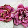 Prima - Baroque Blooms Collection - Flower Embellishments - Deep Pink