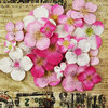 Prima - Painterly Petals Collection - Flower Embellishments - Hydrangeas - Pink