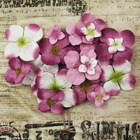 Prima - Painterly Petals Collection - Flower Embellishments - Hydrangeas - Lavender