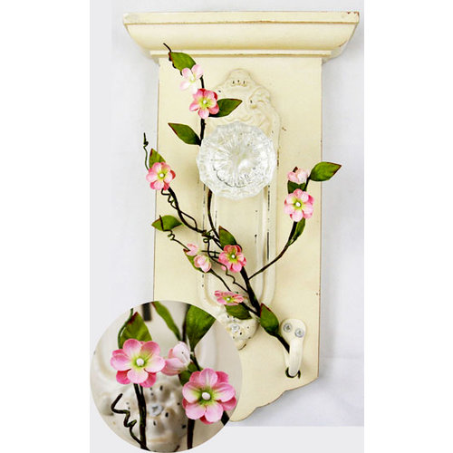 Prima - Cherry Blossom Branch Collection - Flower Embellishments - Bubblegum