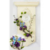 Prima - Flutter Vines Collection - Butterfly and Flower Embellishments - Violet