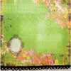 Prima - Specialty Paper Collection - 12 x 12 Embroidered Paper with Ribbon - Deja Vu Dreams