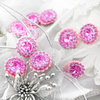Prima - Sultan Collection - Bling - Flower Center Embellishments - Pink