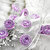 Prima - Sultan Collection - Bling - Flower Center Embellishments - Lavender