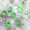 Prima - Sultan Collection - Bling - Flower Center Embellishments - Green