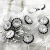 Prima - Sultan Collection - Bling - Flower Center Embellishments - Black